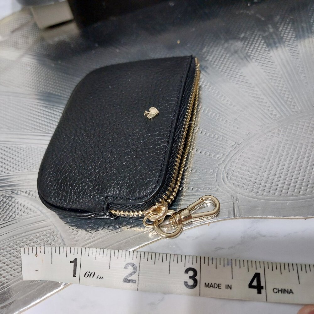 Kate Spade Mini Clip On COIN PURSE KEYCHAIN BAG CHARM Mini Bag Wallet 2 COLORS - Picture 2 of 14